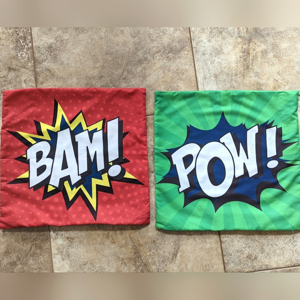 Superhero decorative pillow covers Beddy's